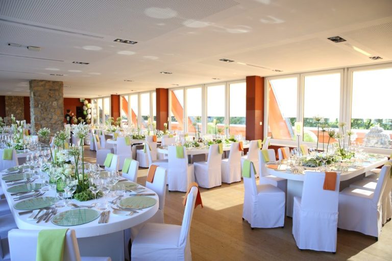 Atmosphäre eines Comedia-Firmenevents